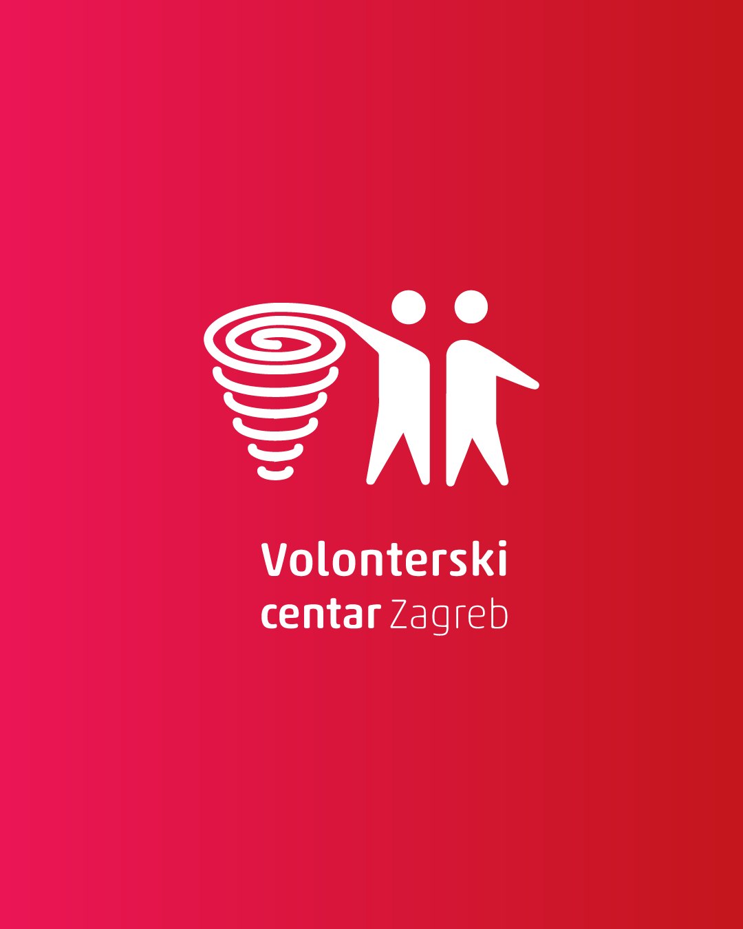 Volonterski centar visual identity.